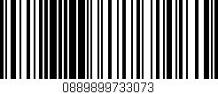 Código de barras (EAN, GTIN, SKU, ISBN): '0889899733073'