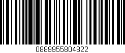 Código de barras (EAN, GTIN, SKU, ISBN): '0889955804822'