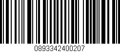 Código de barras (EAN, GTIN, SKU, ISBN): '0893342400207'