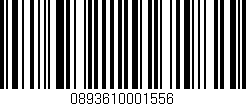 Código de barras (EAN, GTIN, SKU, ISBN): '0893610001556'