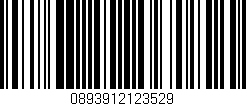 Código de barras (EAN, GTIN, SKU, ISBN): '0893912123529'