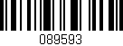Código de barras (EAN, GTIN, SKU, ISBN): '089593'