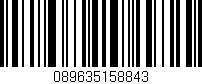 Código de barras (EAN, GTIN, SKU, ISBN): '089635158843'