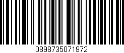 Código de barras (EAN, GTIN, SKU, ISBN): '0898735071972'