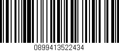 Código de barras (EAN, GTIN, SKU, ISBN): '0899413522434'
