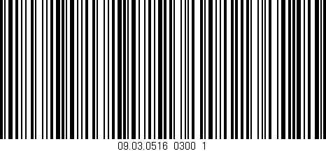 Código de barras (EAN, GTIN, SKU, ISBN): '09.03.0516_0300_1'