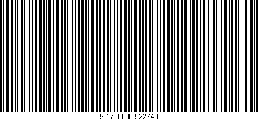 Código de barras (EAN, GTIN, SKU, ISBN): '09.17.00.00.5227409'