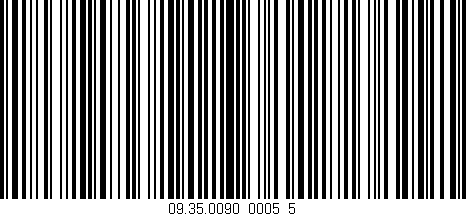 Código de barras (EAN, GTIN, SKU, ISBN): '09.35.0090_0005_5'