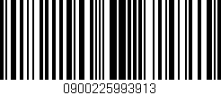 Código de barras (EAN, GTIN, SKU, ISBN): '0900225993913'