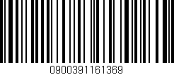 Código de barras (EAN, GTIN, SKU, ISBN): '0900391161369'