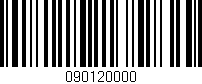 Código de barras (EAN, GTIN, SKU, ISBN): '090120000'
