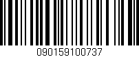 Código de barras (EAN, GTIN, SKU, ISBN): '090159100737'