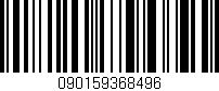 Código de barras (EAN, GTIN, SKU, ISBN): '090159368496'