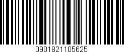 Código de barras (EAN, GTIN, SKU, ISBN): '0901821105625'