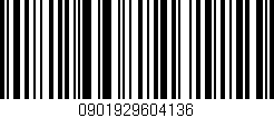 Código de barras (EAN, GTIN, SKU, ISBN): '0901929604136'