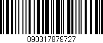 Código de barras (EAN, GTIN, SKU, ISBN): '090317879727'
