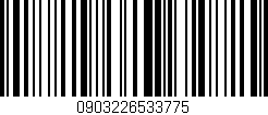Código de barras (EAN, GTIN, SKU, ISBN): '0903226533775'