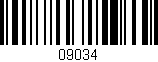 Código de barras (EAN, GTIN, SKU, ISBN): '09034'