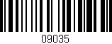 Código de barras (EAN, GTIN, SKU, ISBN): '09035'