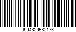 Código de barras (EAN, GTIN, SKU, ISBN): '0904638563176'
