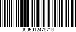 Código de barras (EAN, GTIN, SKU, ISBN): '0905912479718'