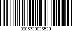 Código de barras (EAN, GTIN, SKU, ISBN): '0906738026520'