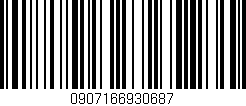 Código de barras (EAN, GTIN, SKU, ISBN): '0907166930687'