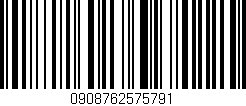 Código de barras (EAN, GTIN, SKU, ISBN): '0908762575791'