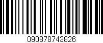 Código de barras (EAN, GTIN, SKU, ISBN): '090878743826'