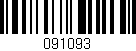 Código de barras (EAN, GTIN, SKU, ISBN): '091093'