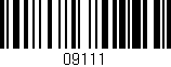 Código de barras (EAN, GTIN, SKU, ISBN): '09111'