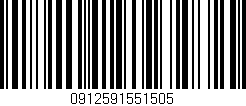 Código de barras (EAN, GTIN, SKU, ISBN): '0912591551505'