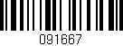 Código de barras (EAN, GTIN, SKU, ISBN): '091667'