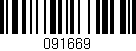 Código de barras (EAN, GTIN, SKU, ISBN): '091669'