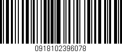Código de barras (EAN, GTIN, SKU, ISBN): '0918102396078'