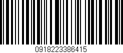 Código de barras (EAN, GTIN, SKU, ISBN): '0918223386415'