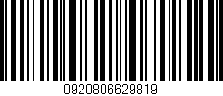 Código de barras (EAN, GTIN, SKU, ISBN): '0920806629819'