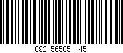 Código de barras (EAN, GTIN, SKU, ISBN): '0921565851145'