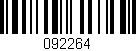 Código de barras (EAN, GTIN, SKU, ISBN): '092264'