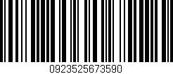 Código de barras (EAN, GTIN, SKU, ISBN): '0923525673590'