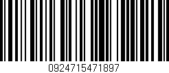Código de barras (EAN, GTIN, SKU, ISBN): '0924715471897'