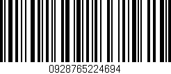 Código de barras (EAN, GTIN, SKU, ISBN): '0928765224694'