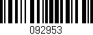 Código de barras (EAN, GTIN, SKU, ISBN): '092953'