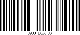 Código de barras (EAN, GTIN, SKU, ISBN): '09301DBA106'
