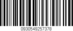 Código de barras (EAN, GTIN, SKU, ISBN): '0930549257378'