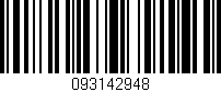 Código de barras (EAN, GTIN, SKU, ISBN): '093142948'
