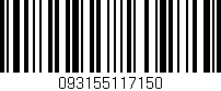Código de barras (EAN, GTIN, SKU, ISBN): '093155117150'