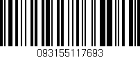 Código de barras (EAN, GTIN, SKU, ISBN): '093155117693'