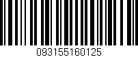 Código de barras (EAN, GTIN, SKU, ISBN): '093155160125'