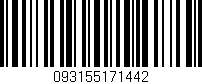 Código de barras (EAN, GTIN, SKU, ISBN): '093155171442'